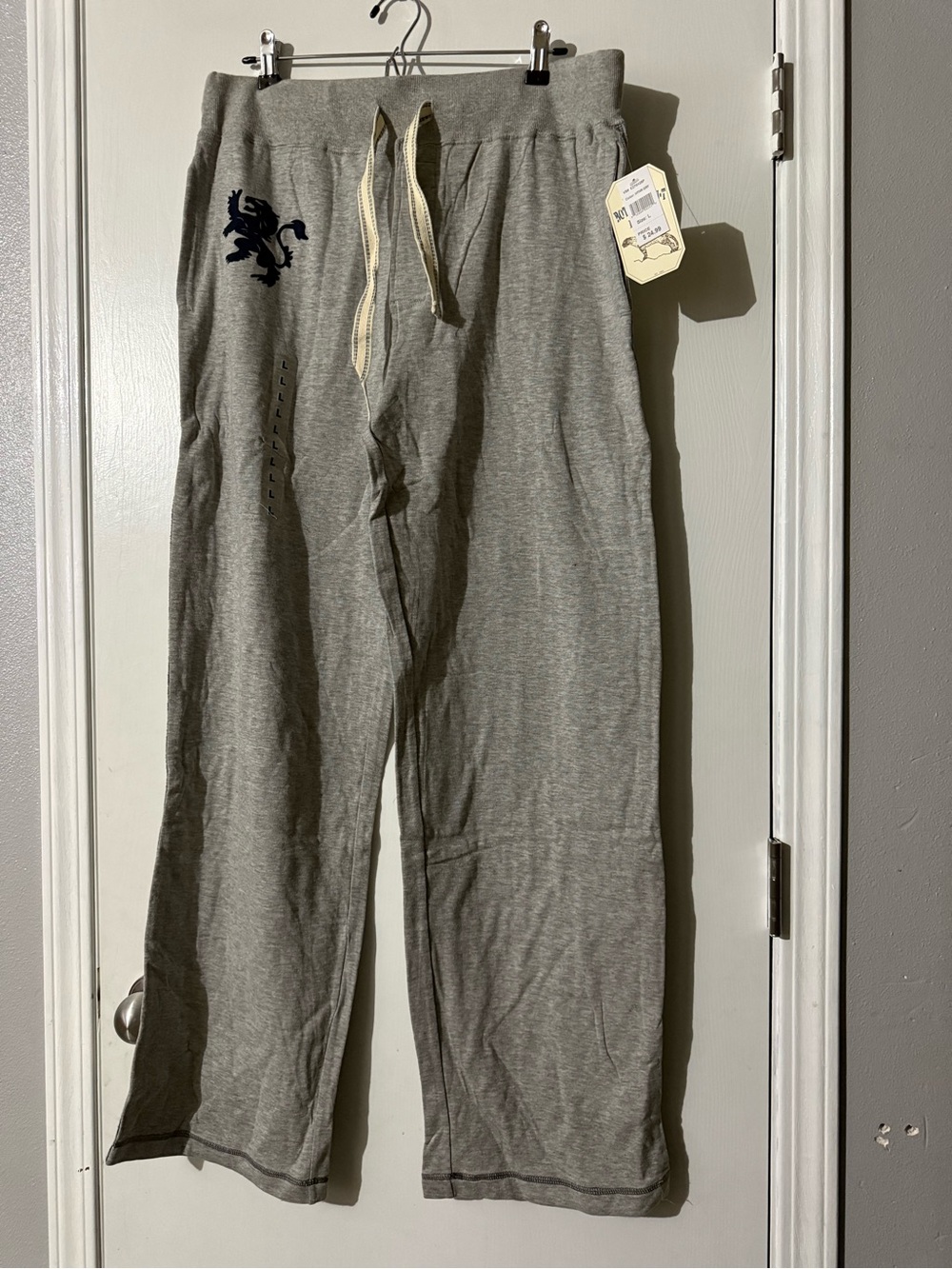 Men’s  Gray Drawstring Lounge Pants
